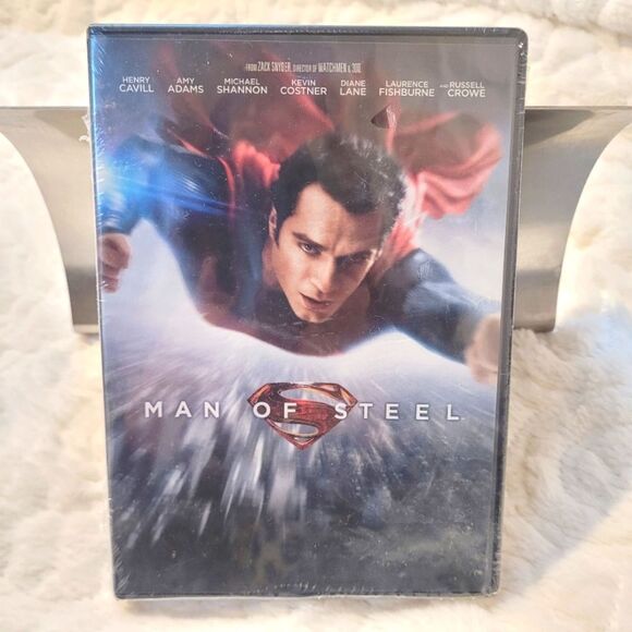 Man of Steel DVD Superman DC Comics Henry Cavill  Russell Crowe New Sealed - Picture 1 of 7
